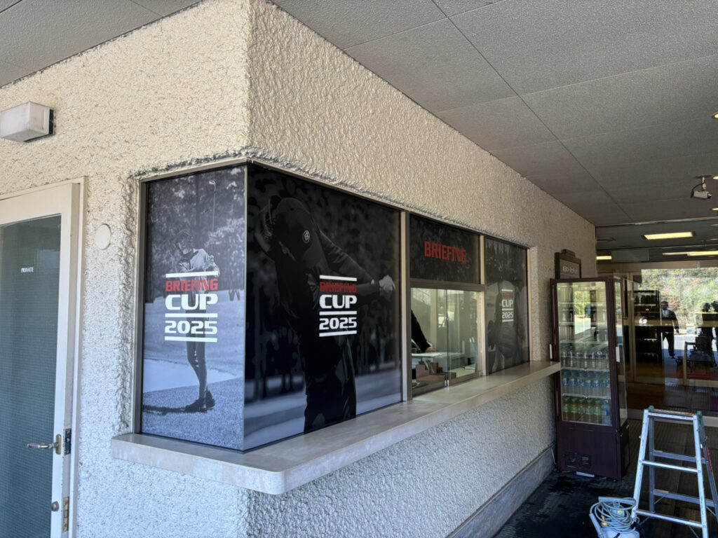 カッティングシート施工